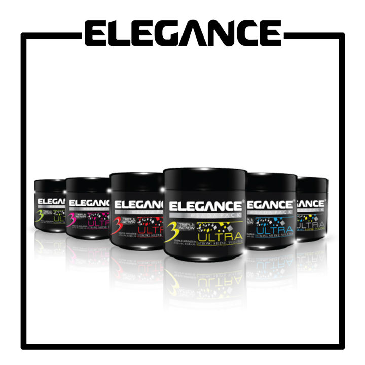 Elegance Ultra Triple Action Hair Gel – 250 Ml