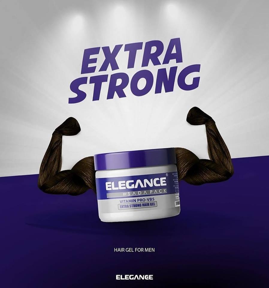 Elegance Extra Strong Hair Gel – 250 Ml